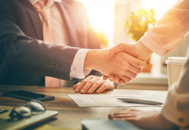 Vertrag wird geschlossen Vertrag wird geschlossen